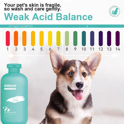 Pet Shampoo for Dogs Pet Bath Wash 500ml Fragrance Body Wash Dense Foaming Liquid Shampoo Moisturizing for Most Skin Types
